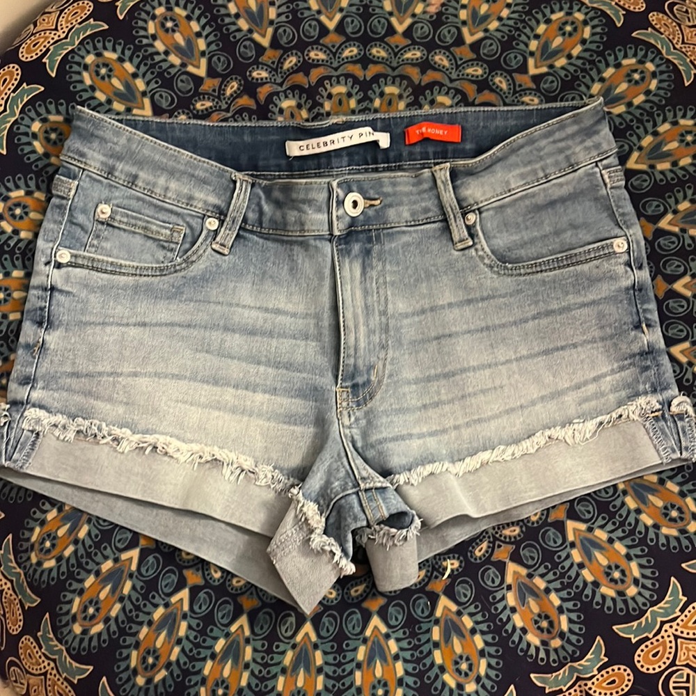 Celebrity Pink Denim Shorts